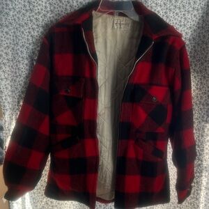 Windward Red and Black Plaid Men's Jacket